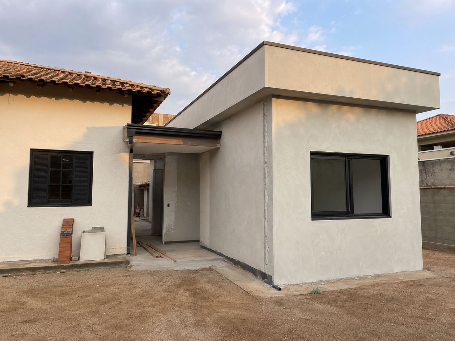 Ampliação com nova área